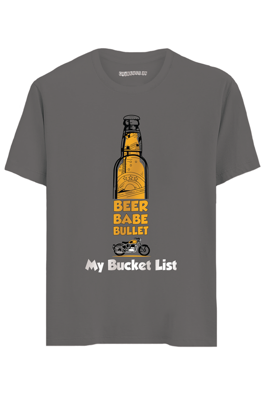 Bucket List Half Sleeves T-Shirt