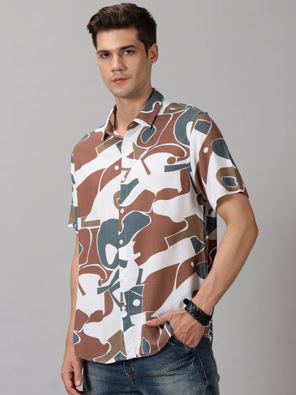 Curved Fusion Half-Sleeve Shirt