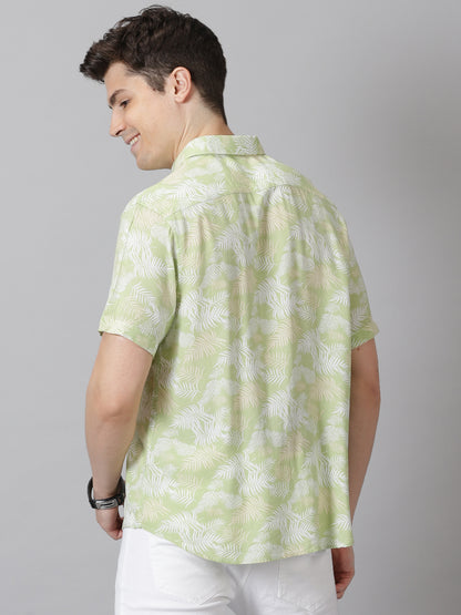 Green Botanics Half-Sleeve Casual Shirt