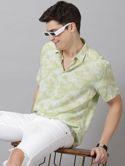 Green Botanics Half-Sleeve Casual Shirt