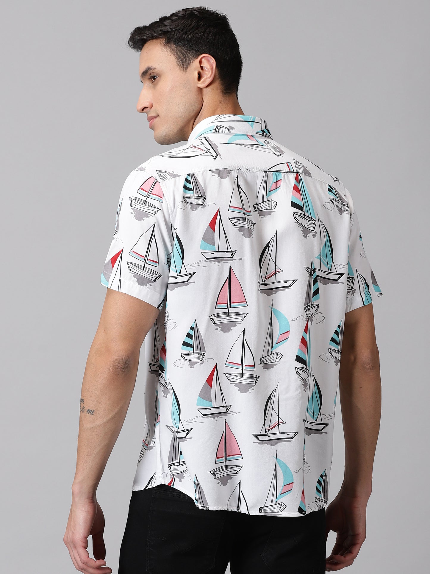 Sailor's Voyage Half-Sleeve Casual Shirt