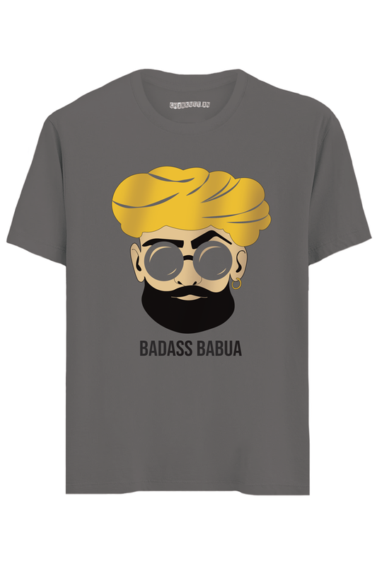 Badass Babua Half Sleeves T-Shirt