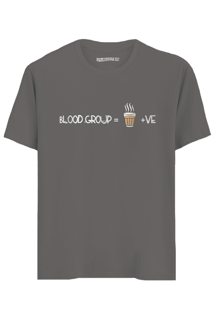 Blood Group Half Sleeves Tshirt