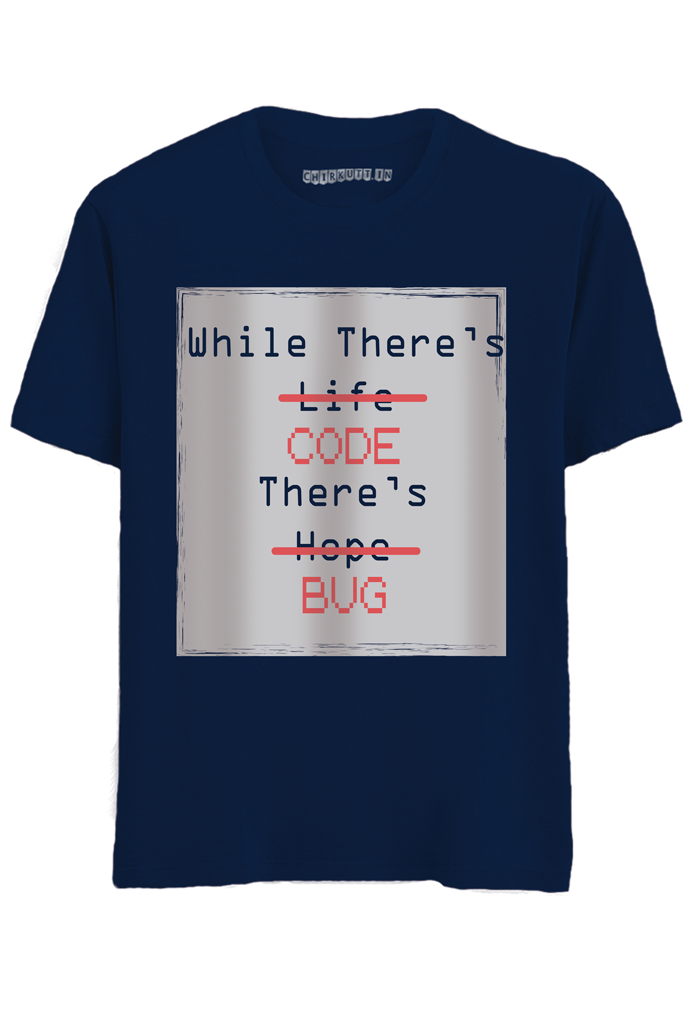 CODE BUG Half Sleeves T-Shirt