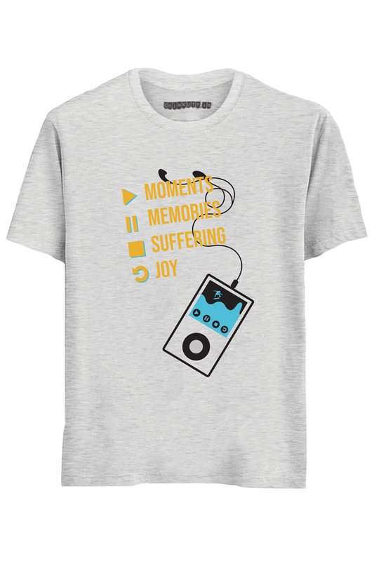 Music Controls Half Sleeves T-Shirt